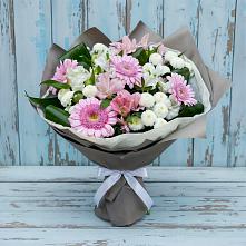 Букет цветов из:  Герберы, Альстромерии и Хризантемы #REPLACE_PRED# Славгороде
