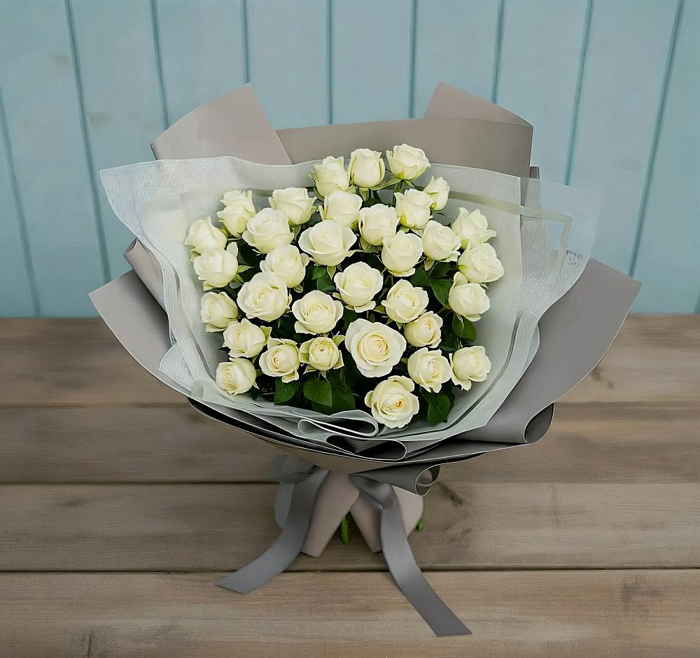 Букет Белоснежная нежность в Славгороде