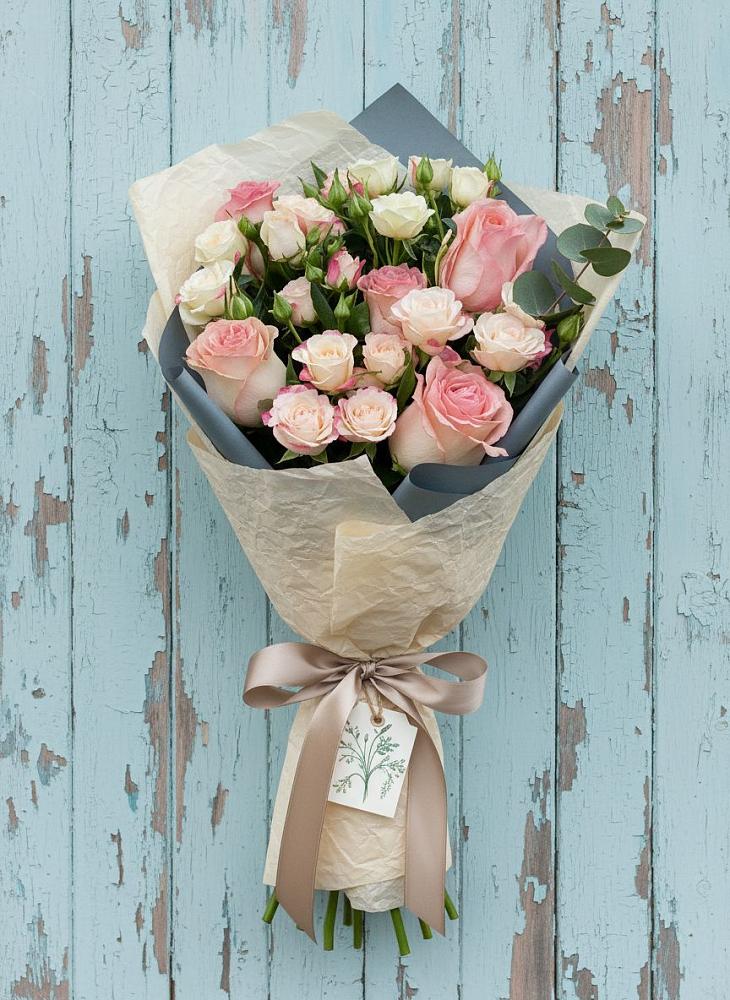 Букет цветов из: Розы в Славгороде