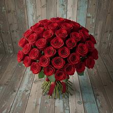 Букет 55 Красных роз Фридом #REPLACE_PRED# Славгороде