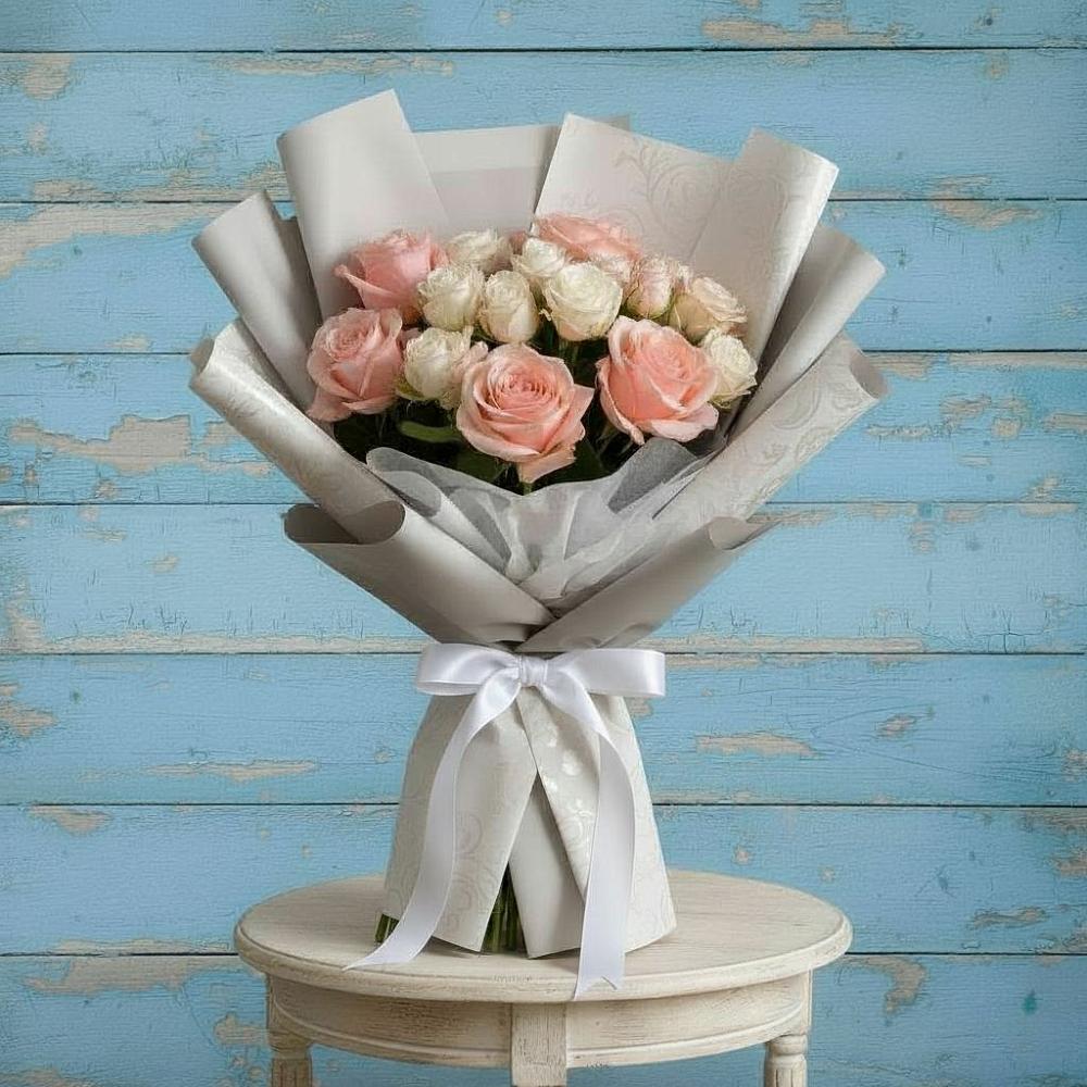 Букет цветов из: Розы в Славгороде