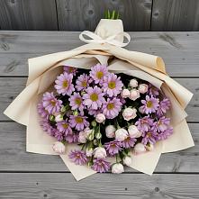 Букет цветов из:  Розы и Хризантемы #REPLACE_PRED# Славгороде