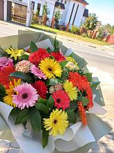Букет цветов из:  Герберы #REPLACE_PRED# Славгороде