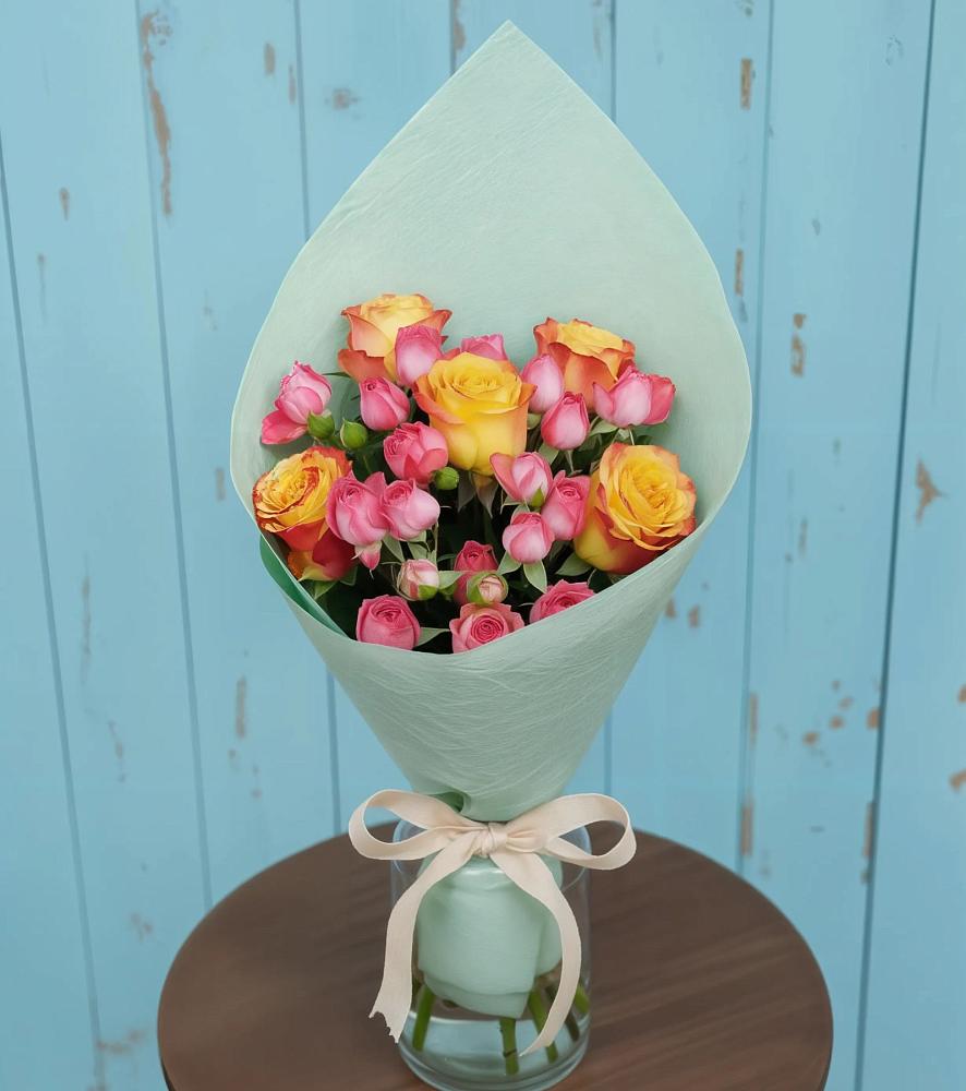 Букет цветов из: Розы в Славгороде