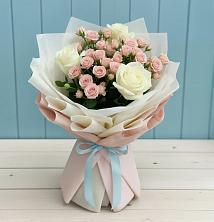 Букет цветов из:  Розы в Славгороде