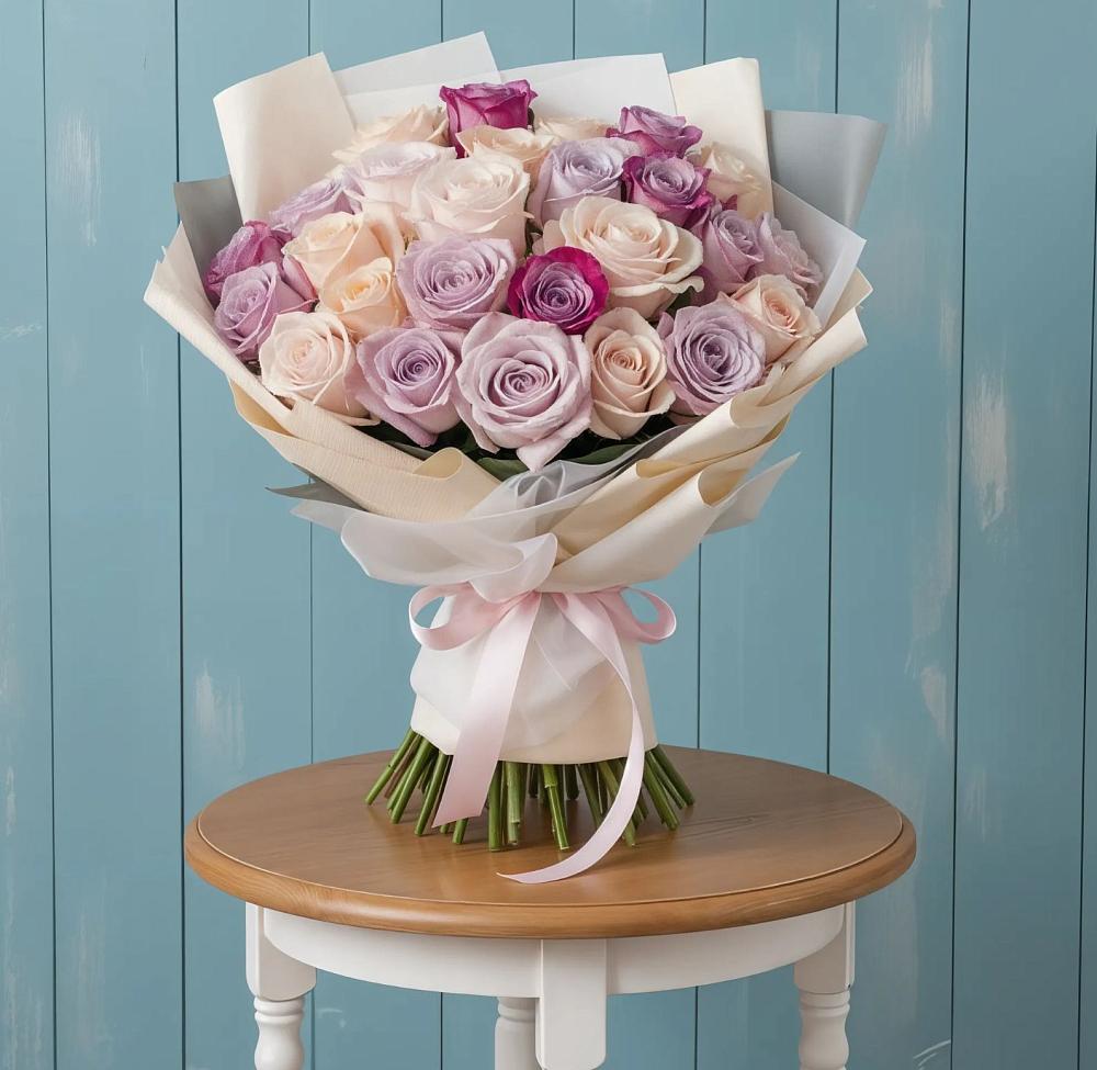 Букет цветов из: Розы в Славгороде