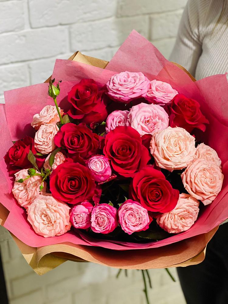 Букет цветов из: Розы в Славгороде