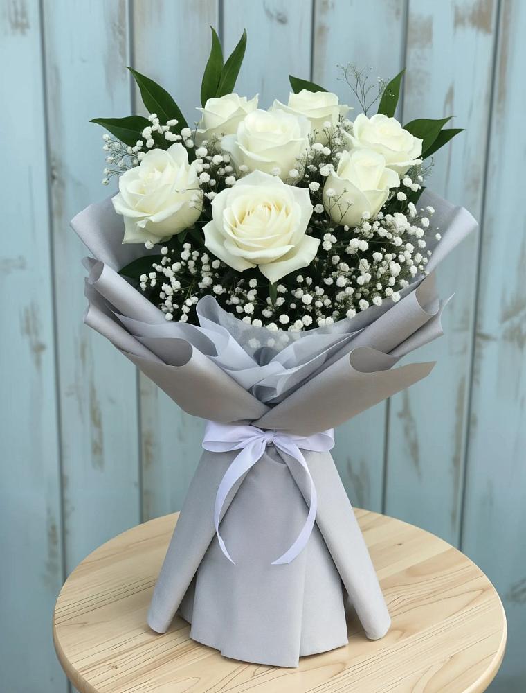 Букет цветов из: Розы в Славгороде