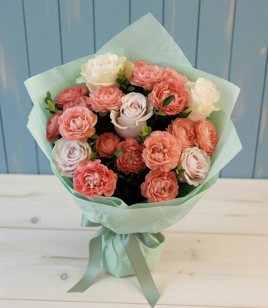 Букет цветов из: Розы в Славгороде