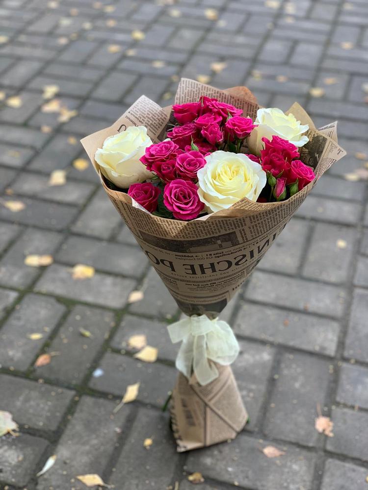 Букет цветов из: Розы в Славгороде