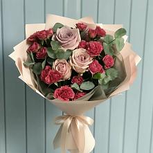 Букет цветов из:  Гвоздики и Розы в Славгороде