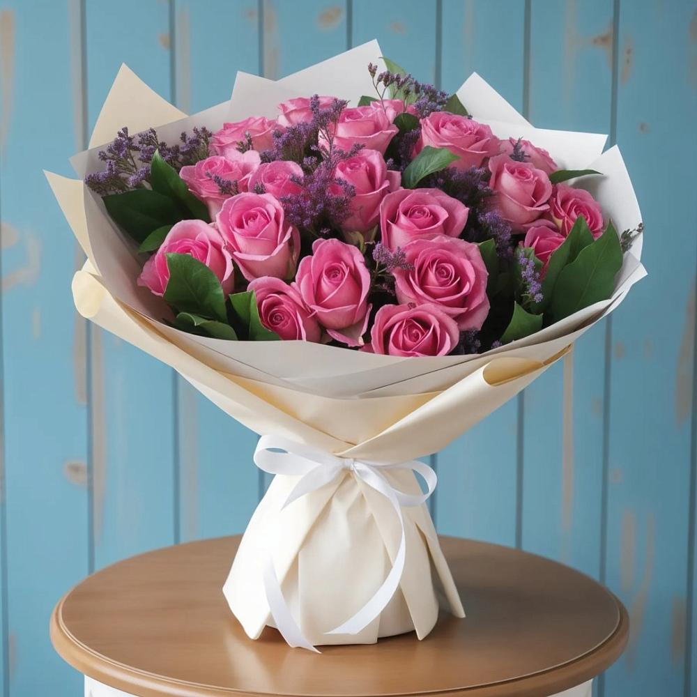 Букет цветов из: Розы в Славгороде