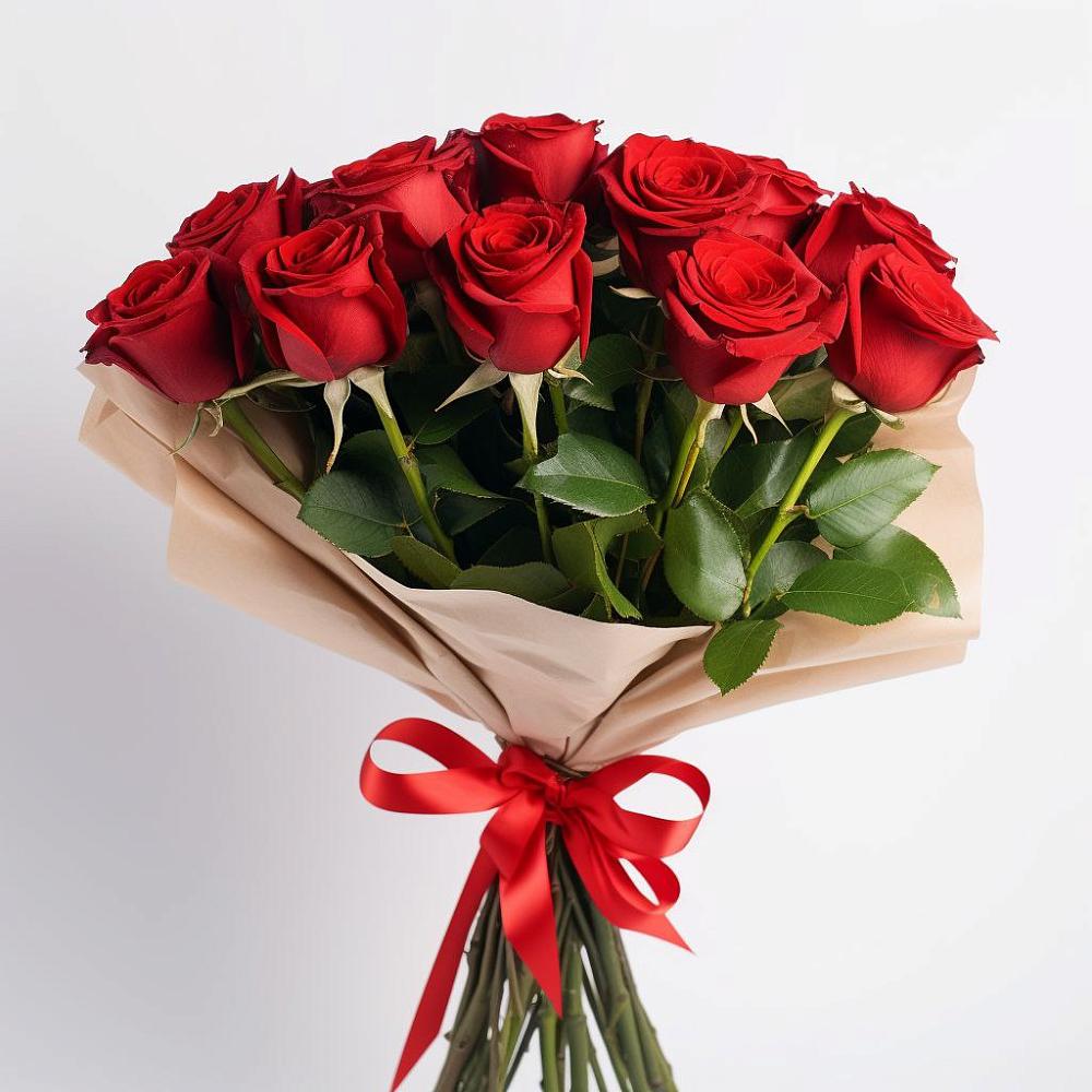 Букет 11 Красных роз Эдлесс Лав в Славгороде